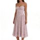 Women's Summer Retro Dress - Slim-Fit Spaghetti Strap Midi?
